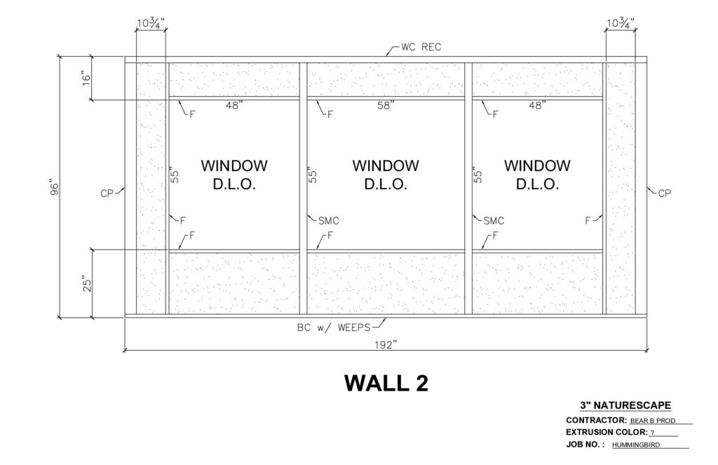 16x12 Wall 2 drawing