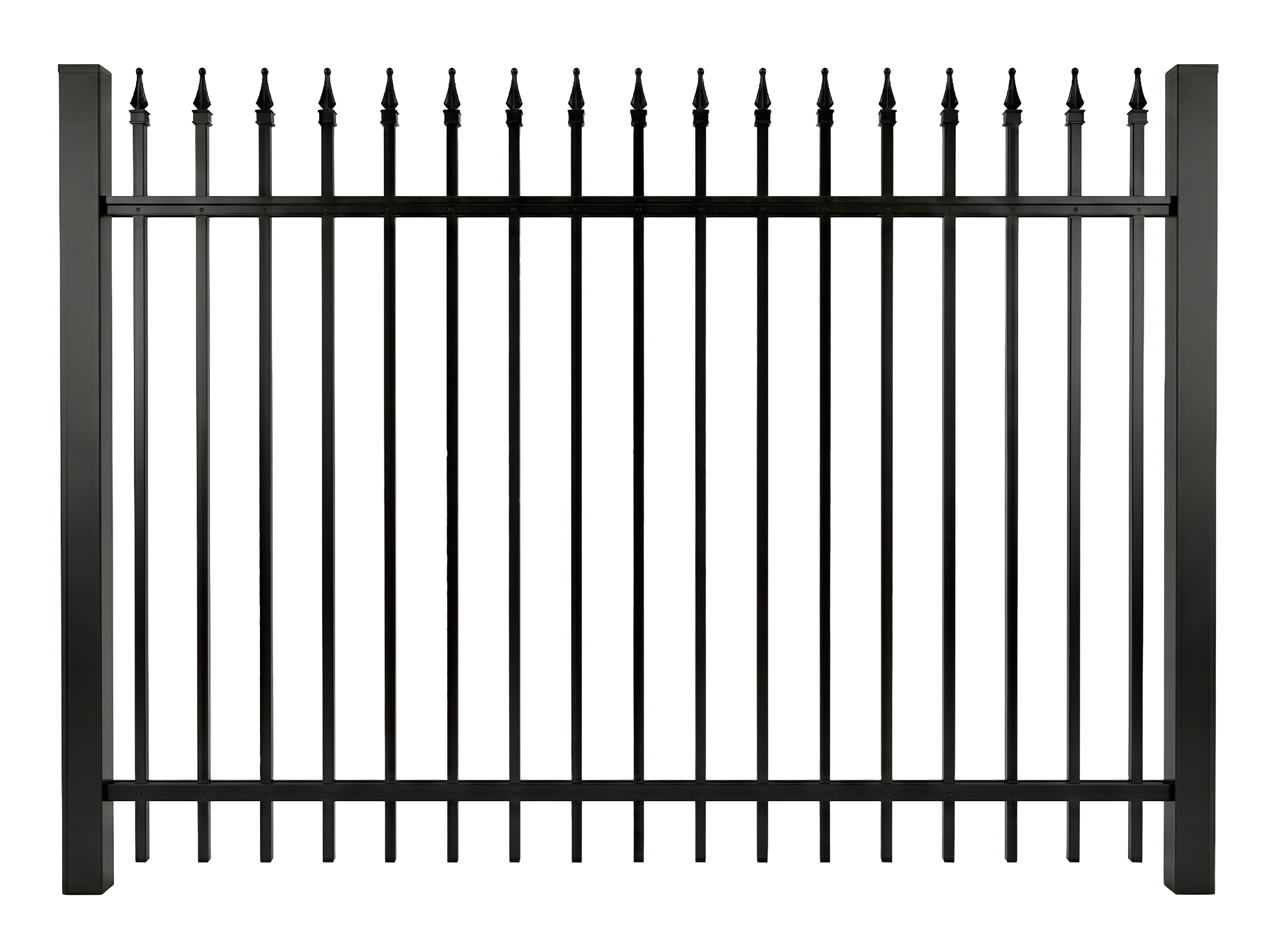StellarSpan Aluminum Fence (Black)
